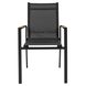 LC Garden Unicamo Stapelstuhl Aluminium/Textilene/Teak Anthrazit/Natur