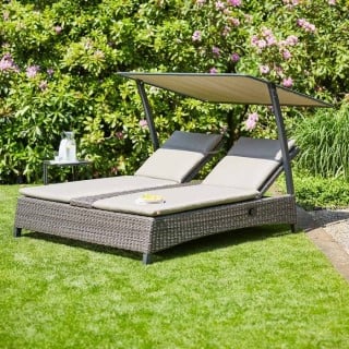 Gartenliegen Polyrattan