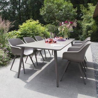 Hartman Gartentische mit HPL Tischplatte