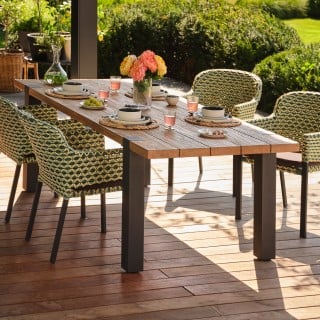 Hartman Gartentische mit Teaktischplatte