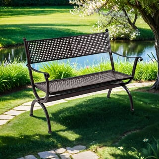 Gartenbänke Metall