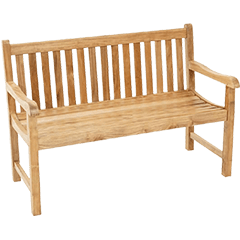  Braune Gartenbänke