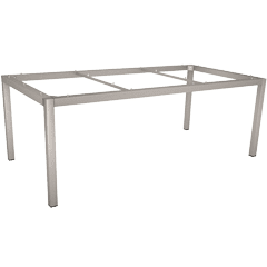 Edelstahlgestelle Gartentisch