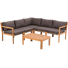 Lounge Set Holz