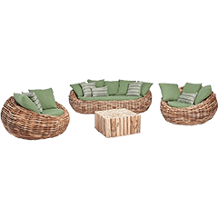 Polyrattan Lounge Sets