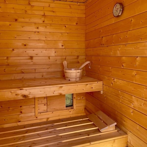 Gartensauna Innenraum